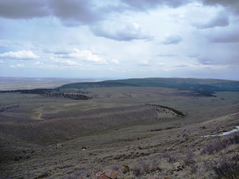 Sage grouse thrive on this "island in the sky" of Dawn Nottingham's ranch (photo Brandon Miller, NRCS)