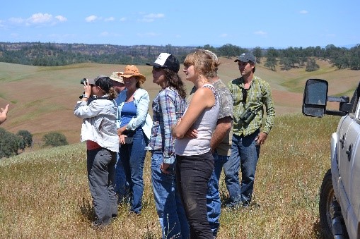 Conservation ‘tourists’ check out a ranch in California's Western Tehama County.