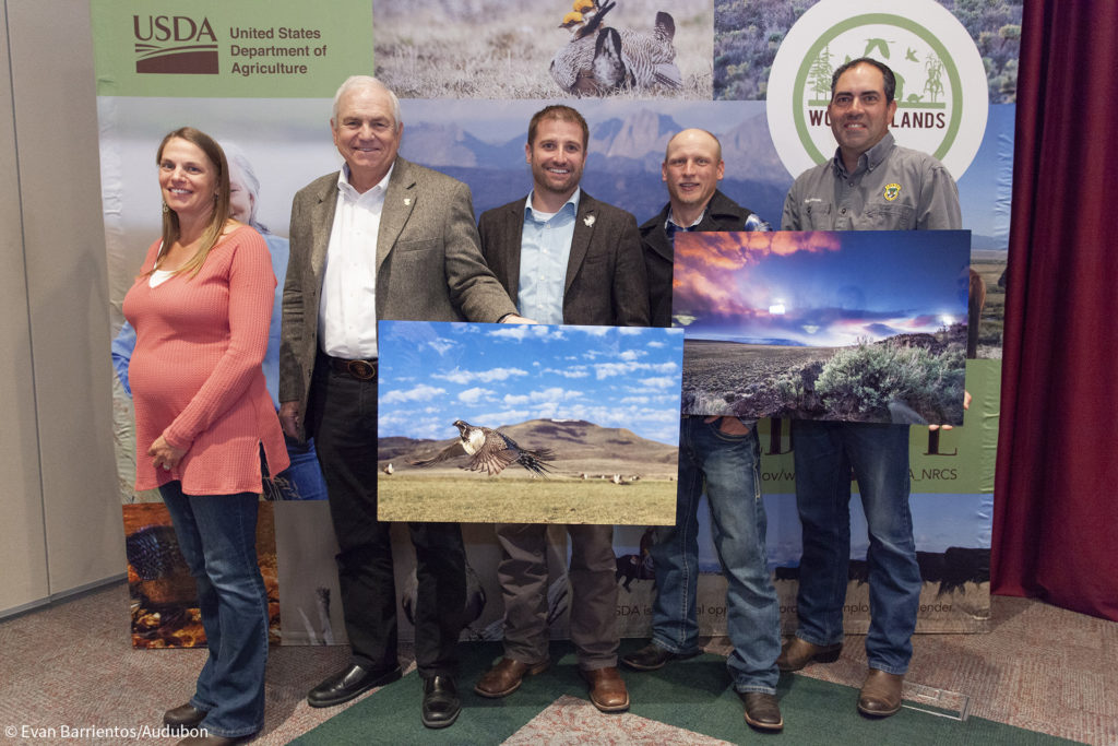 SGI recognized key folks to sage grouse conservation in Idaho, including Trisha Cracroft, Virgil Moore, Dustin Miller, Jason Pyron and Sal Palazzolo.