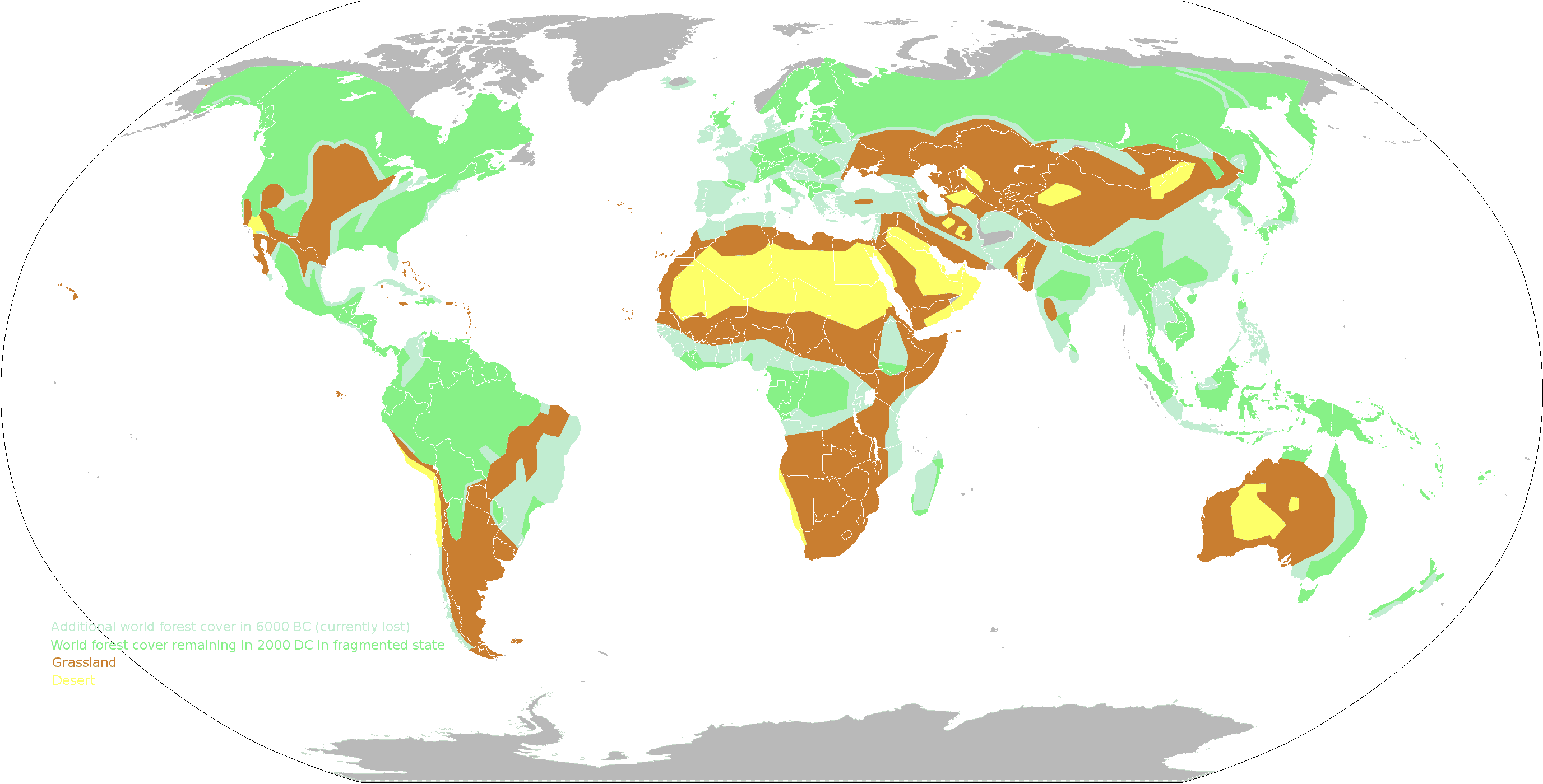 World Grassland Map
